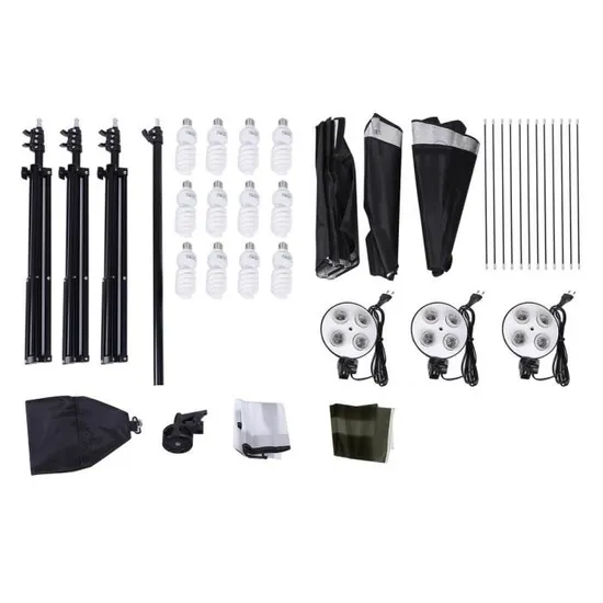 Kit softbox de 3 avec 12 lampes - View 4